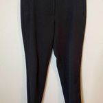 Anne Klein Womens Straight Leg Black Dress Pants Sz 8 Gold Lion Buttons Trousers Photo 3