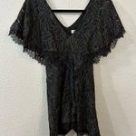 Dress the Population  Raven Black Lace Romper Size S Photo 0