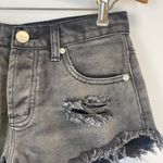 superdown  Black Distressed Jean Shorts Photo 1