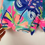 Lilly Pulitzer Scallop Hem Tropical Floral Print Shorts Photo 5