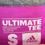 Adidas climalite workout short sleeve performance athletic tee pink small Photo 9