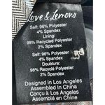 For Love & Lemons NEW Women’s Small Grey Plaid Kym Crop Blazer Jacket Photo 4