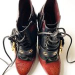 Burberry  Black/Brown Python and Leather
Buckle Ankle booties NEW Photo 7