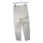 Frances Valentine Lucy Cigarette Pants White Preppy Work Office Career Womens 4 Photo 4