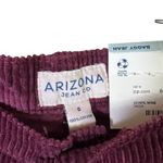 Arizona Jeans NWT Arizona Wide Leg Corduroy Pants Juniors 5 Burgundy High Rise Boho Retro 90s Photo 4