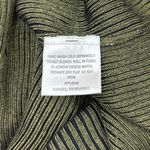 Bar III Womens Gold Metallic Ribbed Knit Mock Neck Long Sleeve Sweater Top Sz M Photo 6