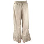 ZARA  Beige High Waist Baggy Wide Leg Windbreaker Parachute Trousers Pants Size S Photo 2