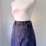 Hot Topic Purple Acid Wash Denim Mini Skirt Photo 6