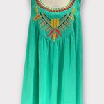 THML Boho Beaded & Embroidered High Low Shift Dress Size Medium #185 Photo 4