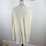 We The Free  by Free People Cream Asymmetrical Knit Sweater XS Boho Slouc… Photo 9