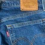 Levi Strauss & CO. LEVI'S Women's Wedgie Straight Button Fly Jeans With Raw Hem Size 27 | EUC Photo 8
