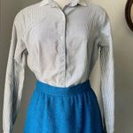 VINTAGE 1980s cotton pinstripe shirt Photo 0