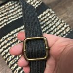 Sun n Sand Vertical Striped Leopard Print‎ Bag Tote Handbag Purse Shoulder Strap Brown Photo 3