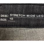 Liz Claiborne Jeans Womens 10 Used Stretch Wide Leg Trouser Photo 8