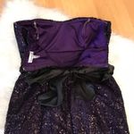 Speechless  strapless sequined dress purple size 9 Prom Hoco New Years Party Photo 7