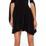 Lucy Paris Deetz Strapless Black Cocktail Dress Size Medium Sweetheart Arm Ties Photo 0