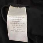 Vintage Black Babydoll Empire Waist Pleated Boho Sheer Sleeve Top Balletcore M Size M Photo 7