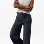 Athleta M True Cotton Crop Tank Fog Grey Heather Medium Photo 4