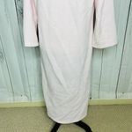 Miss Elaine Quilted Long Sleeve Robe Full Zip Sz S Embroidered Tasseled Vintage Pink Photo 11