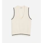 Madewell Boucle Knit Sweater Tank Top Cotton Blend Vintage Ivory Small NWT Photo 4