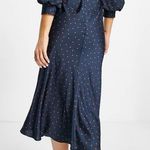 ASOS Satin Tie Front MIDI Dress Photo 1