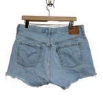 Levi's Levi’s Premium Light Wash Distressed Cutoff Denim Shorts - Size 32 Photo 1
