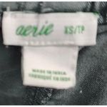 Aerie  Olive Green Paper Bag Waist Shorts Casual Summer Comfort XS Photo 2