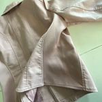 Baccini  Faux Leather Jacket Moto pink L Photo 6