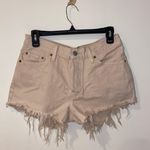 Levi’s 501 Tan High Waisted Shorts Photo 0