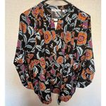 Notations NWT  Floral Pattern Loose Fit LongSleeve Professional Blouse Photo 0