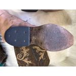 Tanner Mark Women's Brown Leather Embroidered Western Cowboy Boots Size 7.5 Photo 5