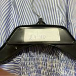 Sea NY Striped Poplin Balloon Hem Midi Dress Size 2 Blue Photo 5