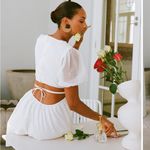 Sabo Skirt NWT SABO -Anabelle Cutout Dress size XS COLOR WHITE Photo 3