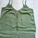American Eagle  Crinkled Wide Leg Jumpsuit - Olive Green - M Photo 4