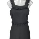 ZARA Black Pom Poms Sleeveless Backless Pinafore Tunic Mini A-Line Dress Size XS Photo 0
