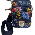 Brighton Kora Mini Utility Bag crossbody floral Heart to Heart prnt EUC U426640 Photo 0