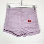 Dickies Lavender Purple High Rise Cuffed Denim Shorts Photo 1