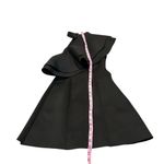 ASOS  black ruffle front dress Photo 1