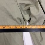 Banana Republic Vtg  Adult Nylon Trench Coat Khaki Green Safari 90's Career Sz M Photo 5