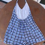 Urban Outfitters UO plaid mini romper  Photo 4