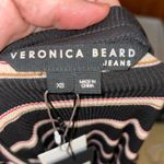 Veronica Beard ‎ Shailee Henley Top Striped Long Sleeve Ribbed Knit XS NEW Photo 7