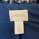 Chico's Chico’s Tweed Open Front Blazer/Duster Jacket with 3/4 Lace Cuff, M Photo 4