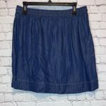 Universal Threads Universal Thread Blue Denim Button Front Skirt Photo 1