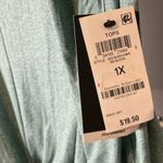 Ideology  Metallic Green Short Sleeve Tee Photo 3