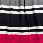 MIIK Tunic Top Long Sleeve Scoop Neck Casual Comfy Striped Black Gray Medium Photo 4