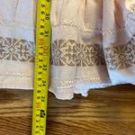 Roller Rabbit  Maricruz Cross Stitch‎ Embroidered Shift Dress Light Pink Sz Small Photo 12