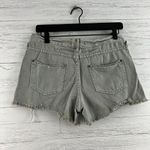Free People  NWT Gray Cut Off Denim Shorts Size 26 Photo 1