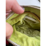 Furla Cream Leather Crossbody Shoulder Bag Flap Zip Closure Gold Hardware Photo 5