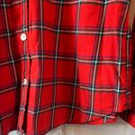 J.Crew  Boy Fit Soft Red Plaid Button Down Casual 100% Cotton Shirt - Size Small Photo 4