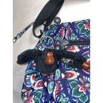 Kipling  Sabian Dizzy Darling Mini Crossbody Bag Purse Floral Blue/Red‎ 7x9" Photo 1